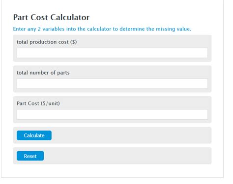 sheet metal part cost calculator|tooling cost calculator.